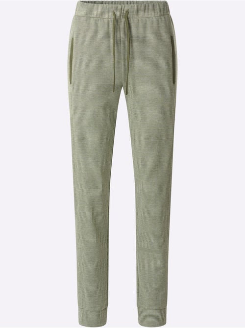 Pantalon En Jersey Bel Aspect Chiné - Taille Standard - Moda Vilona - Kiabi Pantalon En Jersey Bel Aspect Chiné - Taille Standard - Moda Vilona - Kiabi