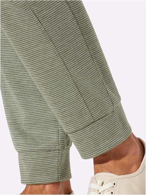 Pantalon En Jersey Bel Aspect Chiné - Taille Standard - Moda Vilona - Kiabi Pantalon En Jersey Bel Aspect Chiné - Taille Standard - Moda Vilona - Kiabi