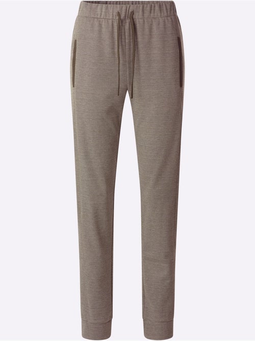Pantalon En Jersey Bel Aspect Chiné - Taille Standard - Moda Vilona - Kiabi Pantalon En Jersey Bel Aspect Chiné - Taille Standard - Moda Vilona - Kiabi