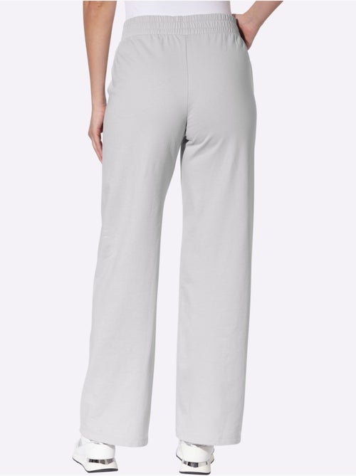 Pantalon en jersey ceinture élastique confortable - taille courte - moda vilona - Kiabi