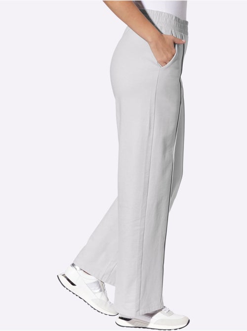 Pantalon en jersey ceinture élastique confortable - taille courte - moda vilona - Kiabi