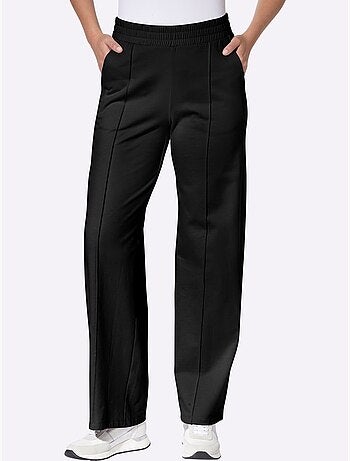 Pantalon en jersey ceinture élastique confortable - taille courte - moda vilona