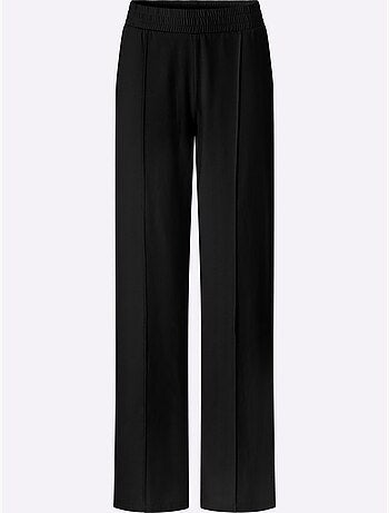 Pantalon en jersey ceinture élastique confortable - taille courte - moda vilona