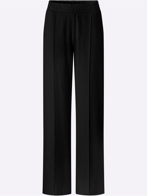 Pantalon en jersey ceinture élastique confortable - taille courte - moda vilona - Kiabi