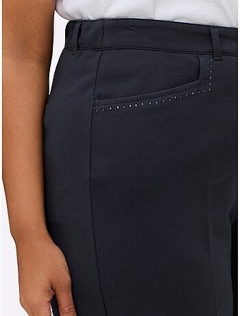 Pantalon en jersey coupe confortable et large - taille standard - sheego