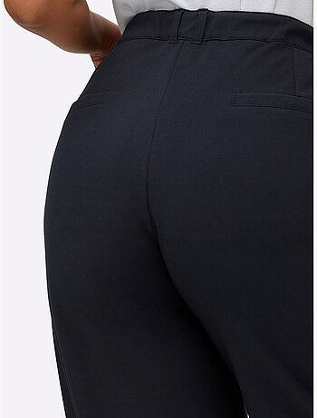 Pantalon en jersey coupe confortable et large - taille standard - sheego