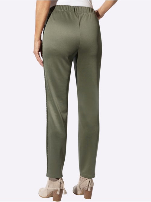 Pantalon en jersey deux poches rondes devant - taille courte - moda vilona - Kiabi