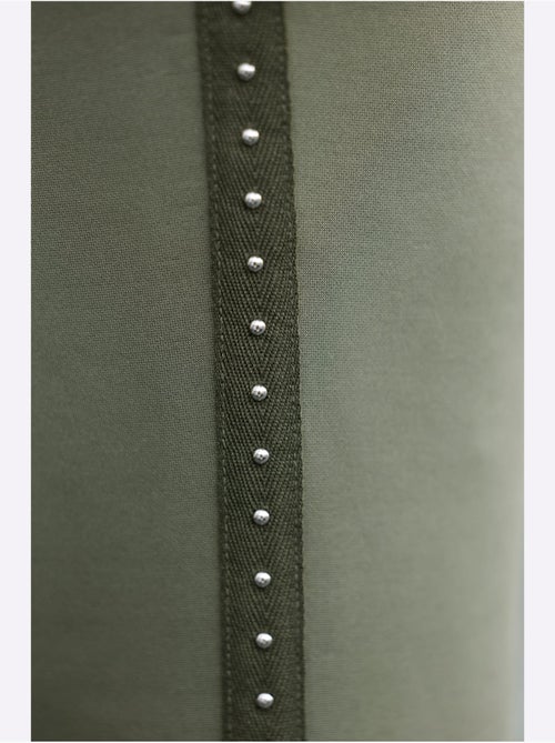 Pantalon en jersey deux poches rondes devant - taille courte - moda vilona - Kiabi