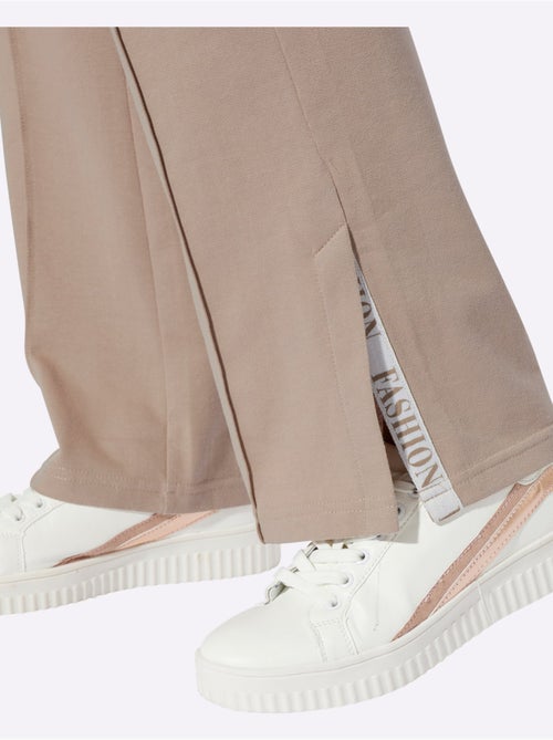 Pantalon en jersey doux avec ceinture élastique et poches - Taille standard - Moda Vilona - Kiabi
