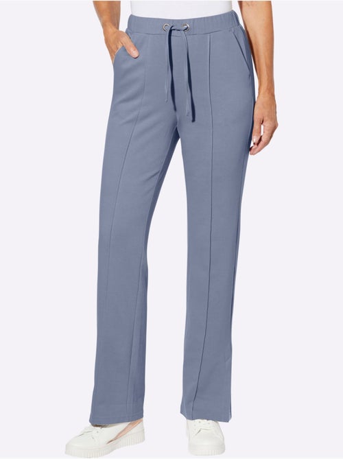 Pantalon en jersey doux avec ceinture élastique et poches - Taille standard - Moda Vilona - Kiabi Pantalon en jersey doux avec ceinture élastique et poches - Taille standard - Moda Vilona - Kiabi