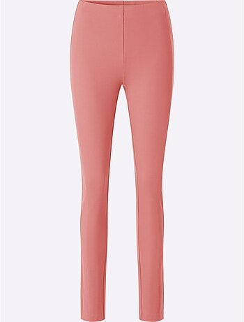 Pantalon en jersey empiècement affinant le long des coutures latérales - taille standard - helline