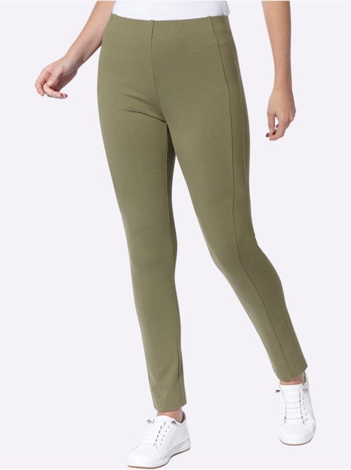 Pantalon en jersey empiècement affinant le long des coutures latérales - taille standard - helline - Kiabi Pantalon en jersey empiècement affinant le long des coutures latérales - taille standard - helline - Kiabi