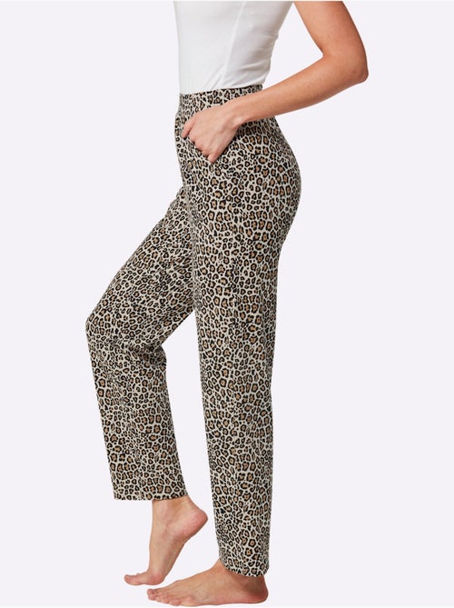 Pantalon en jersey fin avec ceinture douce et deux poches - taille standard - witt - Kiabi Pantalon en jersey fin avec ceinture douce et deux poches - taille standard - witt - Kiabi