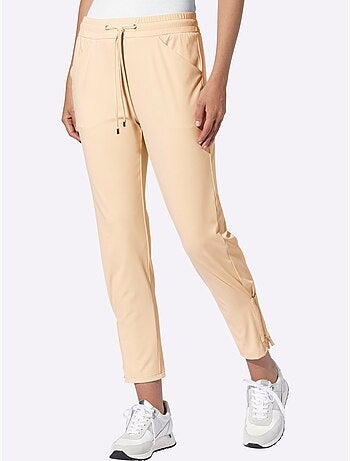 Pantalon En Jersey Glissières à L'ourlet - Taille Standard - Helline