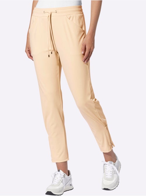 Pantalon En Jersey Glissières à L'ourlet - Taille Standard - Helline - Kiabi