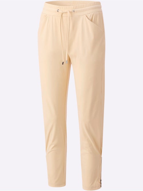 Pantalon En Jersey Glissières à L'ourlet - Taille Standard - Helline - Kiabi