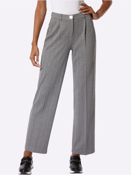 Pantalon en jersey jersey fin - taille standard - helline - Kiabi Pantalon en jersey jersey fin - taille standard - helline - Kiabi