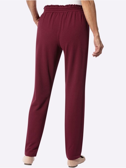Pantalon En Jersey Jolie Bordure à Volants Sur Les Poches - Taille Standard - Moda Vilona - Kiabi Pantalon En Jersey Jolie Bordure à Volants Sur Les Poches - Taille Standard - Moda Vilona - Kiabi