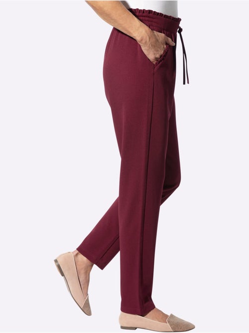 Pantalon En Jersey Jolie Bordure à Volants Sur Les Poches - Taille Standard - Moda Vilona - Kiabi Pantalon En Jersey Jolie Bordure à Volants Sur Les Poches - Taille Standard - Moda Vilona - Kiabi