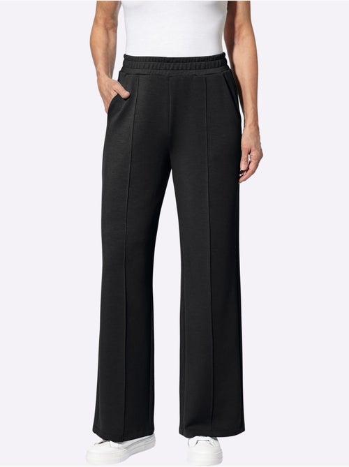Pantalon en jersey large avec ceinture élastique et poches - taille standard - witt - Kiabi Pantalon en jersey large avec ceinture élastique et poches - taille standard - witt - Kiabi