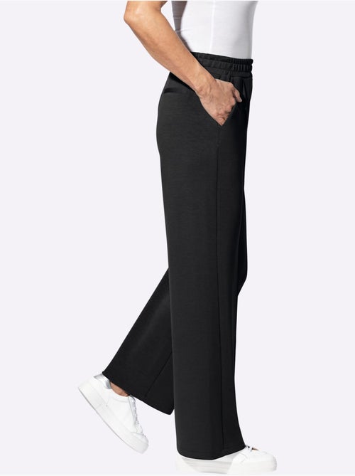 Pantalon en jersey large avec ceinture élastique et poches - taille standard - witt - Kiabi Pantalon en jersey large avec ceinture élastique et poches - taille standard - witt - Kiabi