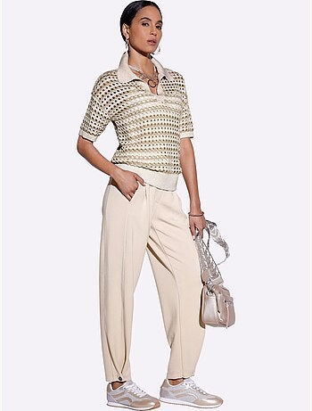 Pantalon en jersey mélange de modal doux - taille standard - helline