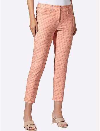 Pantalon En Jersey Motif Imprimé Exclusif - Taille Standard - Helline