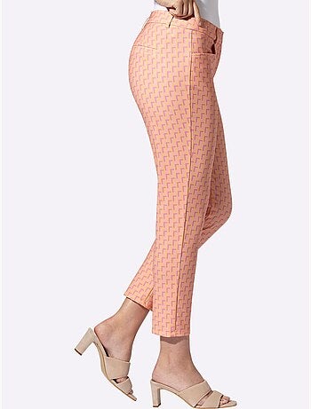 Pantalon En Jersey Motif Imprimé Exclusif - Taille Standard - Helline