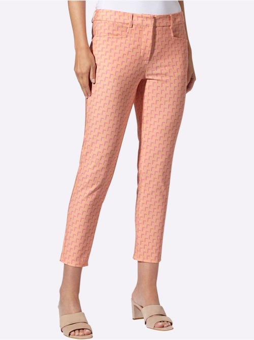 Pantalon En Jersey Motif Imprimé Exclusif - Taille Standard - Helline - Kiabi