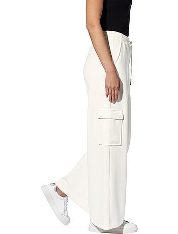 Pantalon En Jersey Poches Cargo Plaquées - Taille Standard - helline