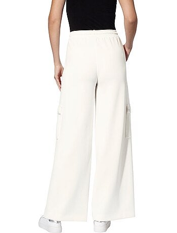 Pantalon En Jersey Poches Cargo Plaquées - Taille Standard - helline