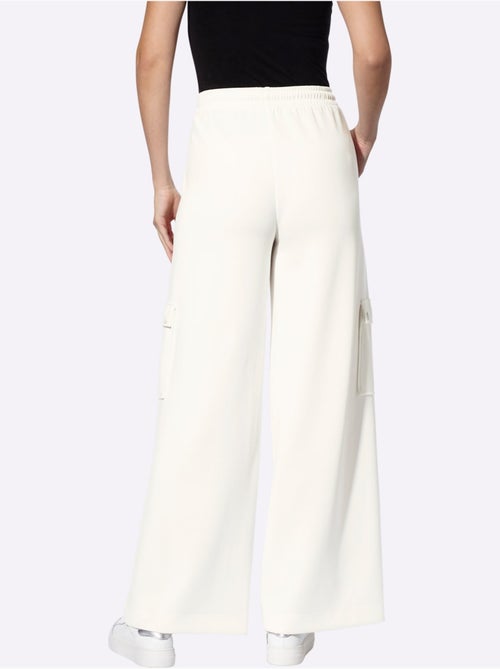 Pantalon En Jersey Poches Cargo Plaquées - Taille Standard - helline - Kiabi