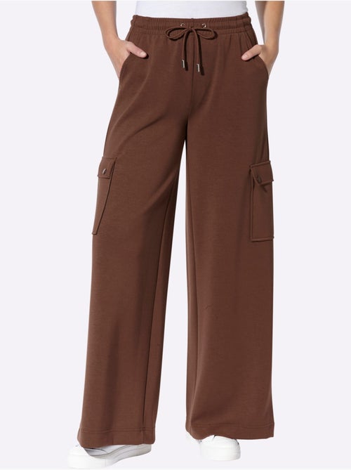 Pantalon En Jersey Poches Cargo Plaquées - Taille Standard - Helline - Kiabi Pantalon En Jersey Poches Cargo Plaquées - Taille Standard - Helline - Kiabi