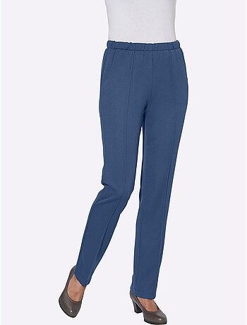 Pantalon en jersey qualité jersey côtelée facile à entretenir - taille courte - witt