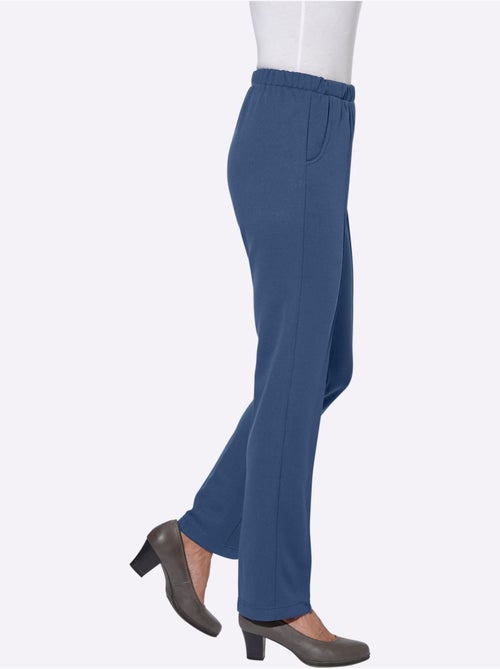 Pantalon en jersey qualité jersey côtelée facile à entretenir - taille courte - witt - Kiabi Pantalon en jersey qualité jersey côtelée facile à entretenir - taille courte - witt - Kiabi
