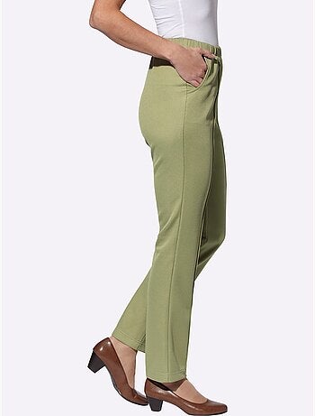 Pantalon en jersey qualité jersey côtelée facile à entretenir - taille courte - witt