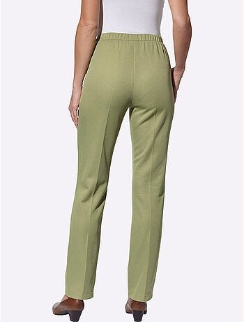 Pantalon en jersey qualité jersey côtelée facile à entretenir - taille courte - witt