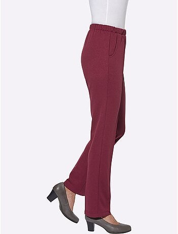 Pantalon en jersey qualité jersey côtelée facile à entretenir - taille courte - witt