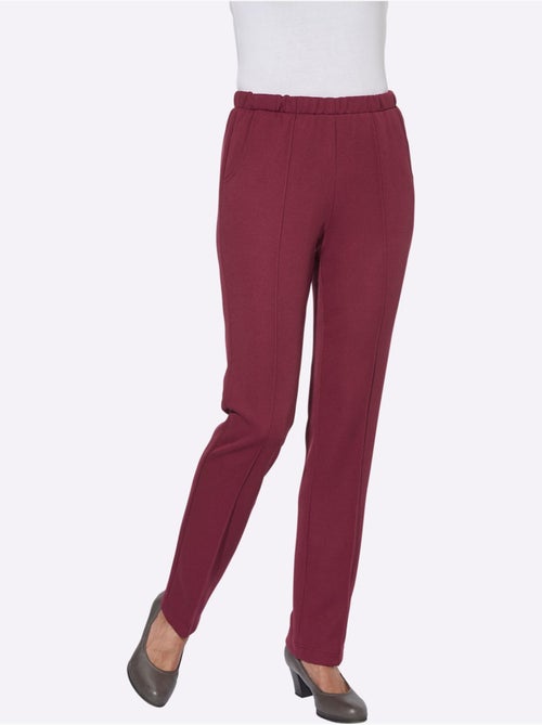Pantalon en jersey qualité jersey côtelée facile à entretenir - taille courte - witt - Kiabi Pantalon en jersey qualité jersey côtelée facile à entretenir - taille courte - witt - Kiabi