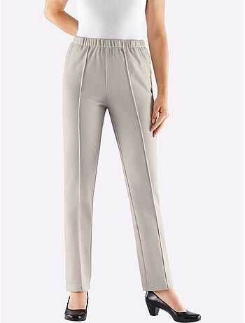 Pantalon en jersey qualité jersey côtelée facile à entretenir - taille courte - witt