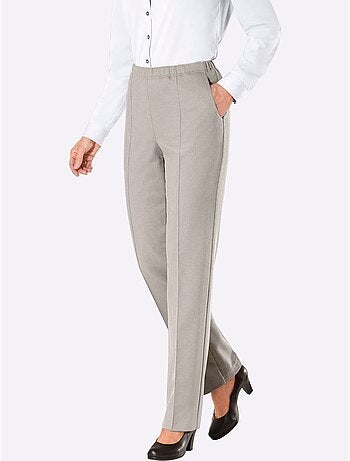 Pantalon en jersey qualité jersey côtelée facile à entretenir - taille courte - witt