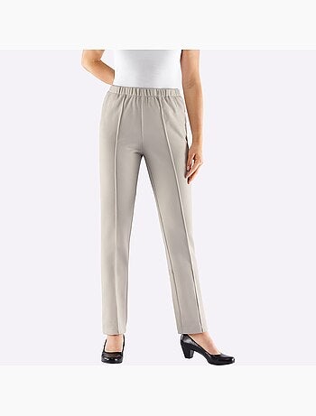 Pantalon en jersey qualité jersey côtelée facile à entretenir - taille courte - witt