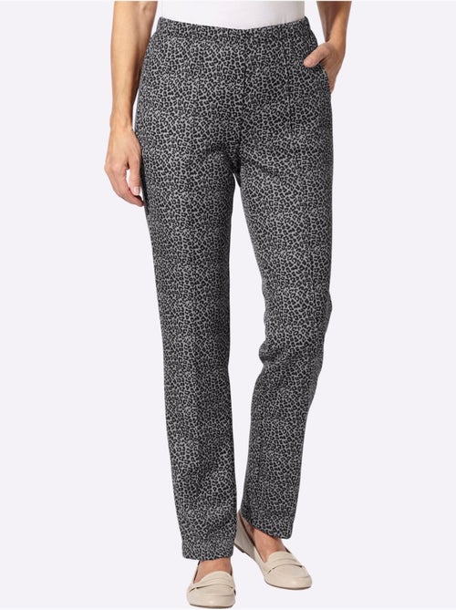 Pantalon en jersey qualité jersey côtelée facile à entretenir - taille courte - witt - Kiabi Pantalon en jersey qualité jersey côtelée facile à entretenir - taille courte - witt - Kiabi