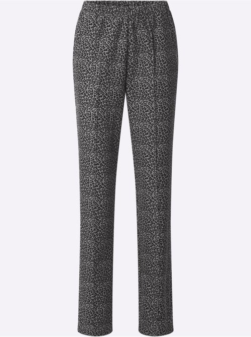 Pantalon en jersey qualité jersey côtelée facile à entretenir - taille courte - witt - Kiabi Pantalon en jersey qualité jersey côtelée facile à entretenir - taille courte - witt - Kiabi