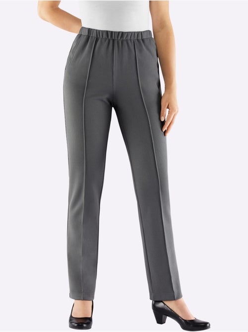 Pantalon En Jersey Qualité Jersey Côtelée Facile à Entretenir - Taille Courte - Witt - Kiabi Pantalon En Jersey Qualité Jersey Côtelée Facile à Entretenir - Taille Courte - Witt - Kiabi
