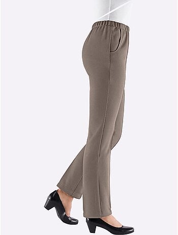 Pantalon en jersey qualité jersey côtelée facile à entretenir - taille courte - witt