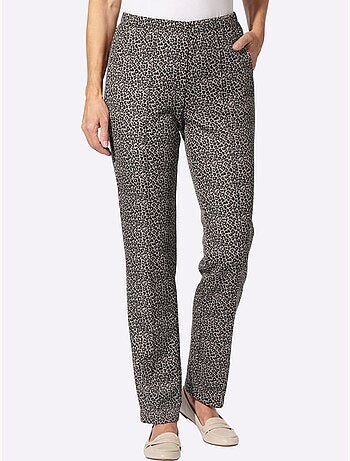 Pantalon en jersey qualité jersey côtelée facile à entretenir - taille courte - witt