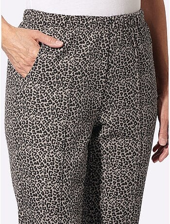 Pantalon en jersey qualité jersey côtelée facile à entretenir - taille courte - witt