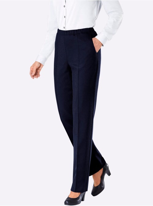 Pantalon en jersey qualité jersey côtelée facile à entretenir - taille extra courte - witt - Kiabi Pantalon en jersey qualité jersey côtelée facile à entretenir - taille extra courte - witt - Kiabi