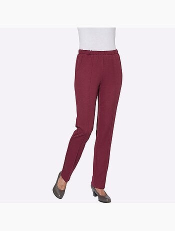 Pantalon en jersey qualité jersey côtelée facile à entretenir - taille extra courte - witt